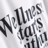 Camisola desportiva de algodão com estampado, de corte descontraído