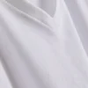 Camisola elástica de corte justo com decote em V
