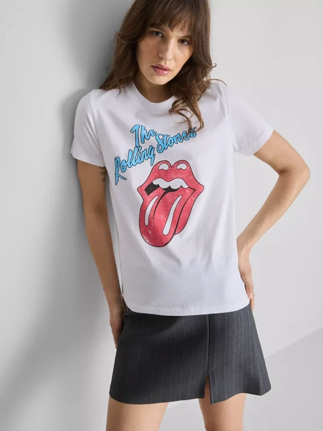Camisola gráfica de algodão dos Rolling Stones