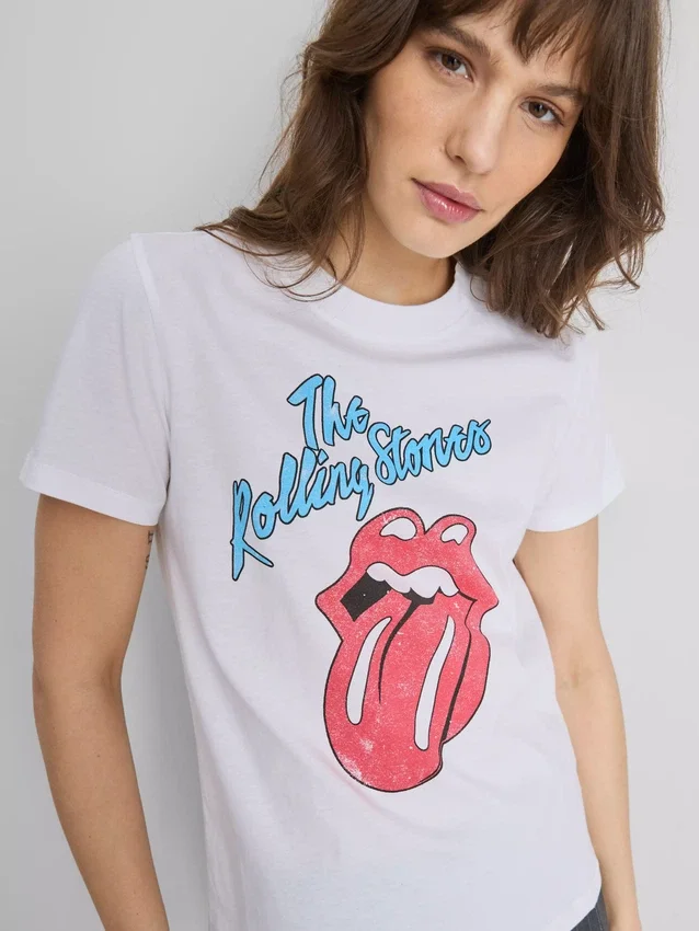 Camisola gráfica de algodão dos Rolling Stones