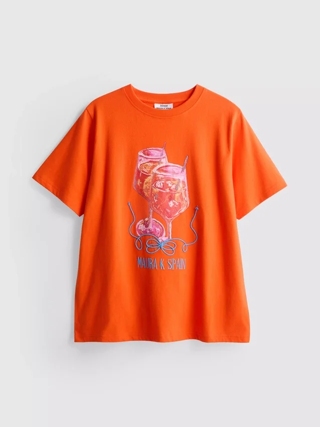 Camisola gráfica descontraída Maura K Espanha