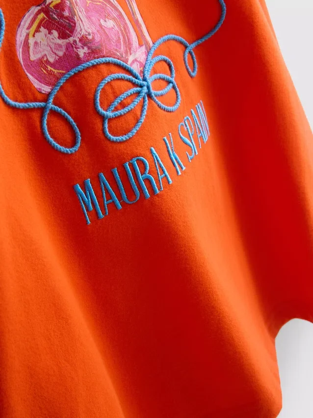 Camisola gráfica descontraída Maura K Espanha