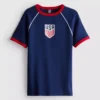 Camisola longa para bebé com tema dos EUA