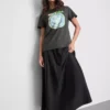Camisola Nirvana em algodão desbotado
