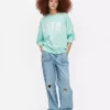 Camisola oversized com a inscrição «Miami»