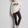 Camisola oversized com elevado teor de algodão para corrida