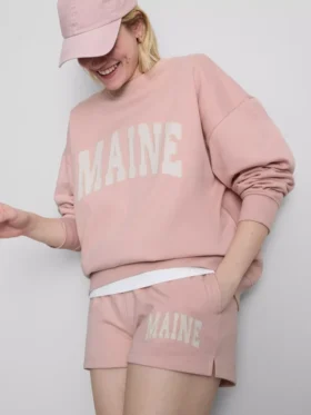 Camisola oversized «Maine» com elevada proporção de algodão