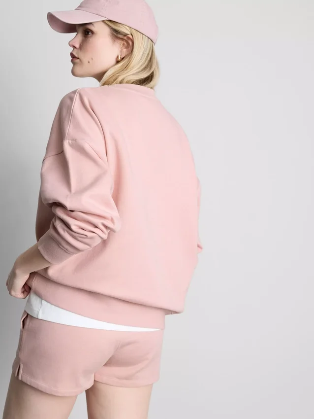 Camisola oversized «Maine» com elevada proporção de algodão