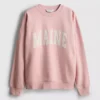 Camisola oversized «Maine» com elevada proporção de algodão