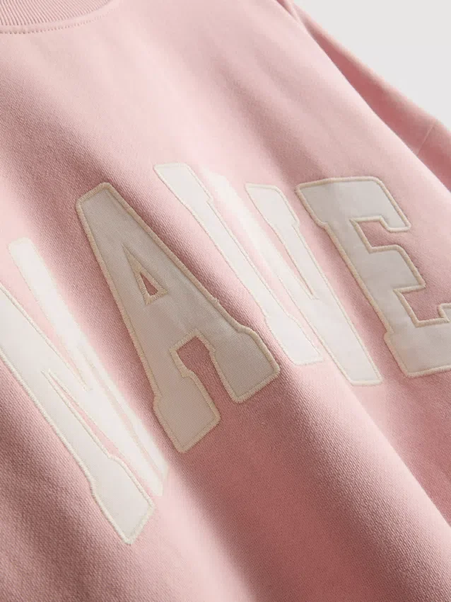 Camisola oversized «Maine» com elevada proporção de algodão