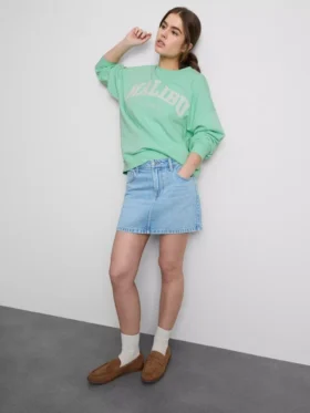 Camisola oversized Malibu com alto teor de algodão