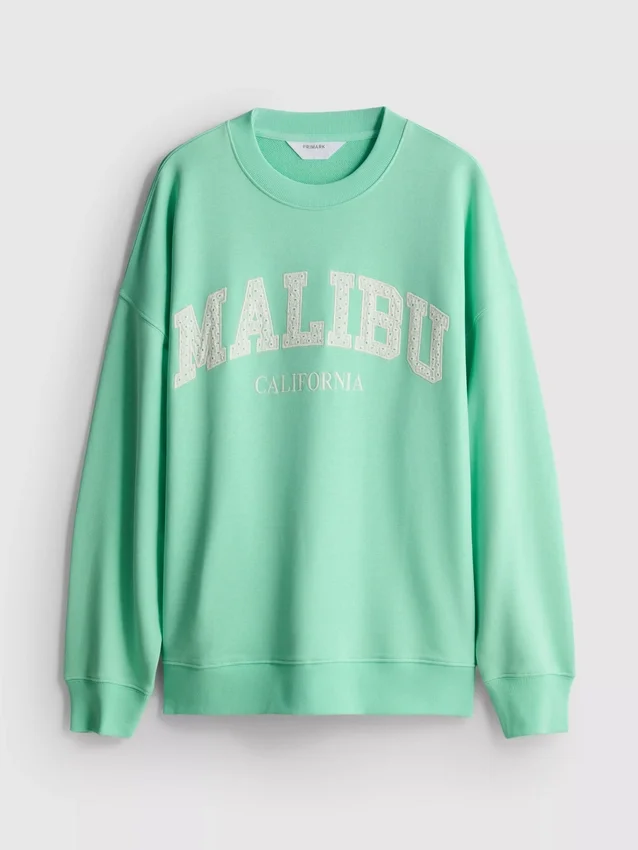 Camisola oversized Malibu com alto teor de algodão