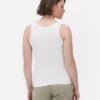 Camisola sem mangas clássica de algodão