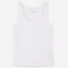 Camisola sem mangas clássica de algodão