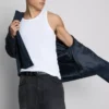 Camisola sem mangas com canelado essencial