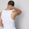 Camisola sem mangas com canelado essencial