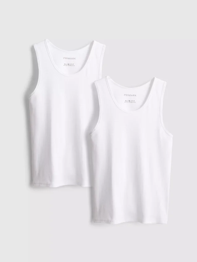 Camisola sem mangas com corte justo e canelado