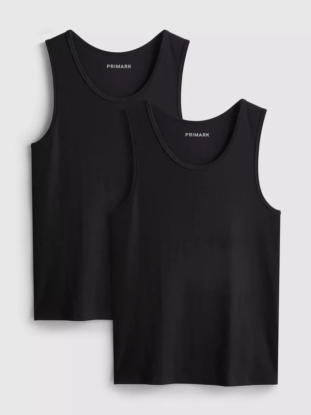 Camisola sem mangas com corte justo e canelado