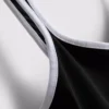 Camisola sem mangas com decote em coração, rica em algodão
