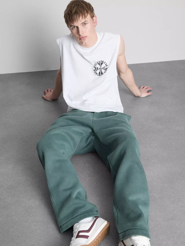 Camisola sem mangas com estampado de Los Angeles