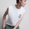 Camisola sem mangas com estampado de Los Angeles