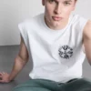 Camisola sem mangas com estampado de Los Angeles