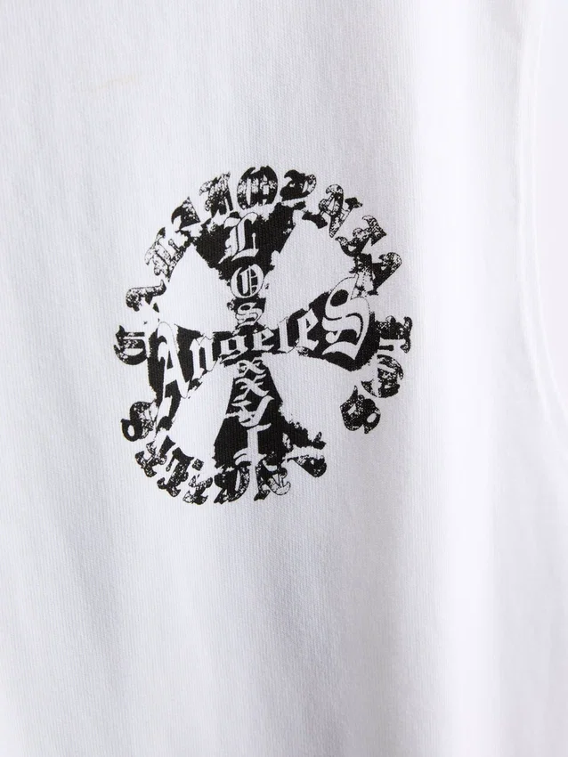 Camisola sem mangas com estampado de Los Angeles