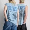 Camisola sem mangas com estampado dos Guns N' Roses