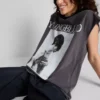 Camisola sem mangas com estampado Yungblud em algodão