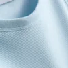 Camisola sem mangas com sutiã incorporado em malha canelada
