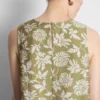 Camisola sem mangas comprida estampada