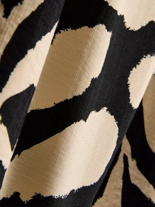 Camisola sem mangas comprida estampada