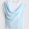 Camisola sem mangas de dupla camada