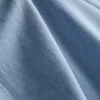 Camisola sem mangas de ganga de algodão com laço lateral
