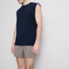 Camisola sem mangas de ginástica