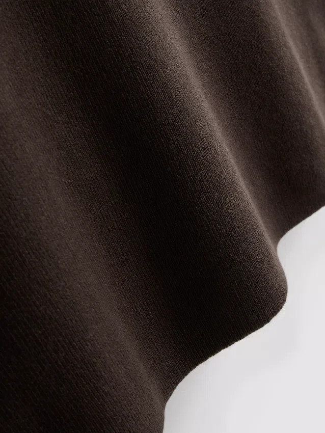 Camisola sem mangas de malha com decote quadrado