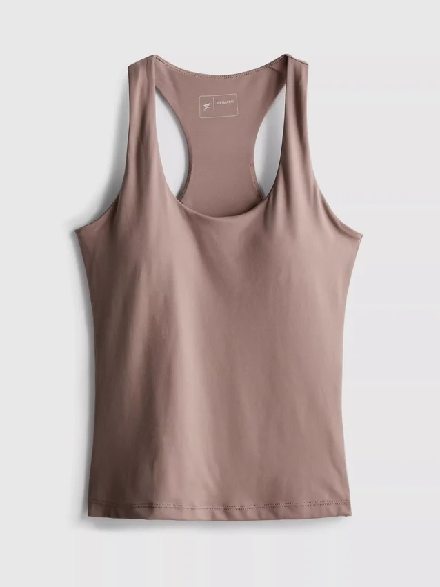Camisola sem mangas desportiva com decote redondo