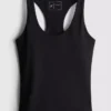 Camisola sem mangas desportiva com decote redondo