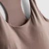 Camisola sem mangas desportiva com decote redondo