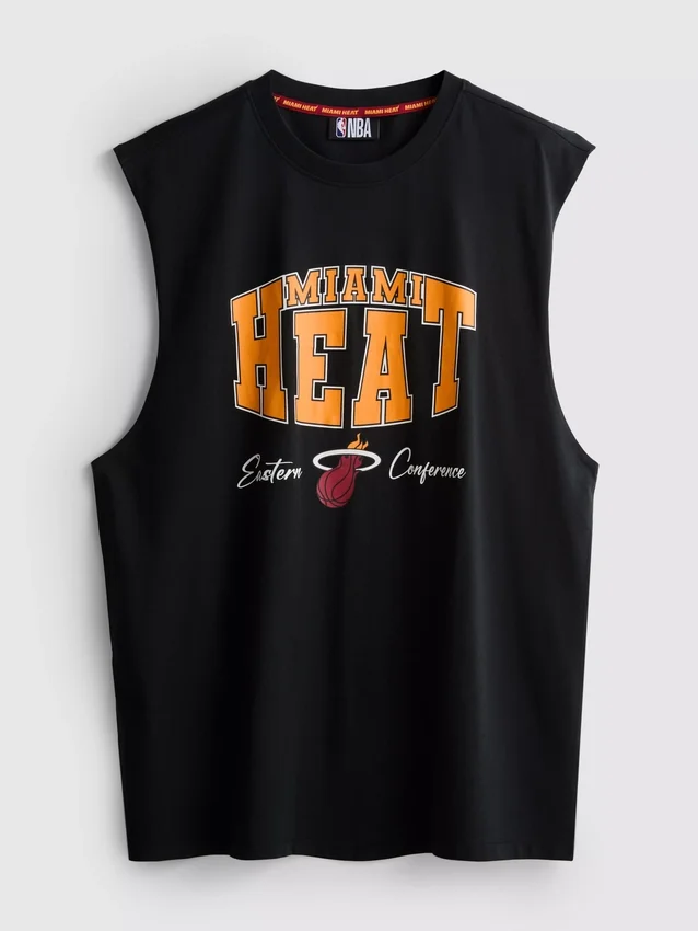 Camisola sem mangas do Miami Heat da NBA