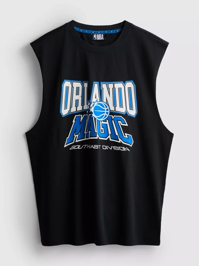Camisola sem mangas do Orlando Magic da NBA