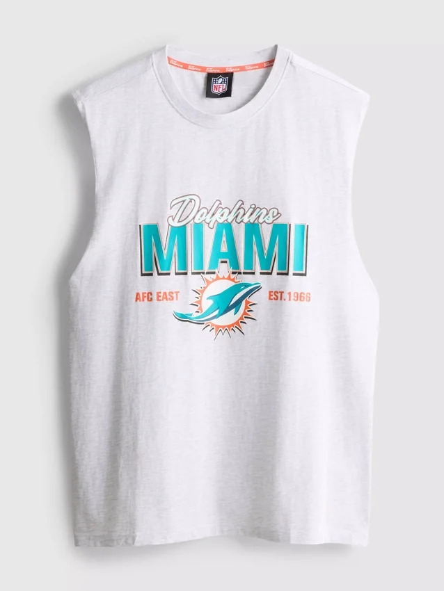 Camisola sem mangas dos Miami Dolphins da NFL