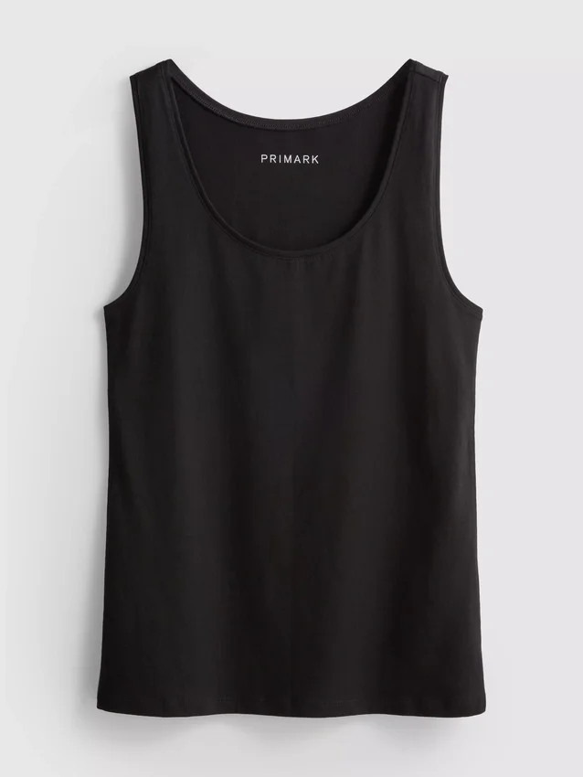 Camisola sem mangas elástica essencial