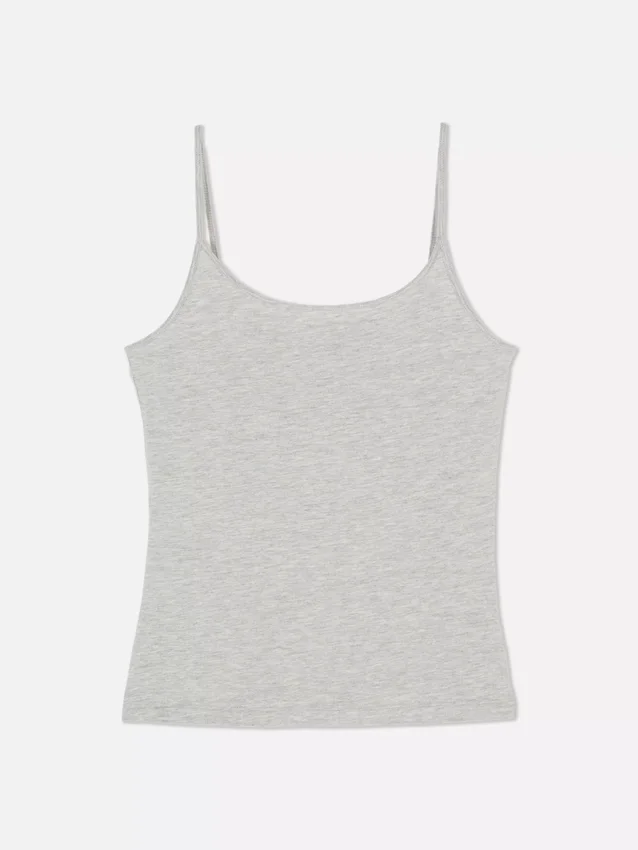 Camisola sem mangas elástica essencial