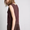 Camisola sem mangas em malha de croché da The Edit