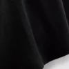 Camisola sem mangas em mistura de algodão com canelado