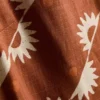 Camisola sem mangas estampada em mistura de algodão