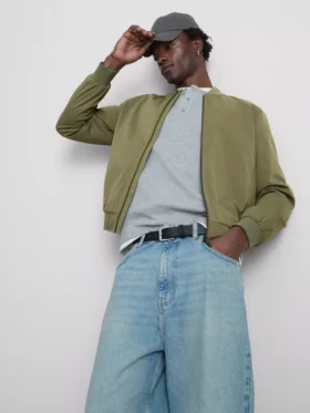 Casaco bomber elegante