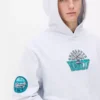 Casaco com capuz da NBA dos Charlotte Hornets