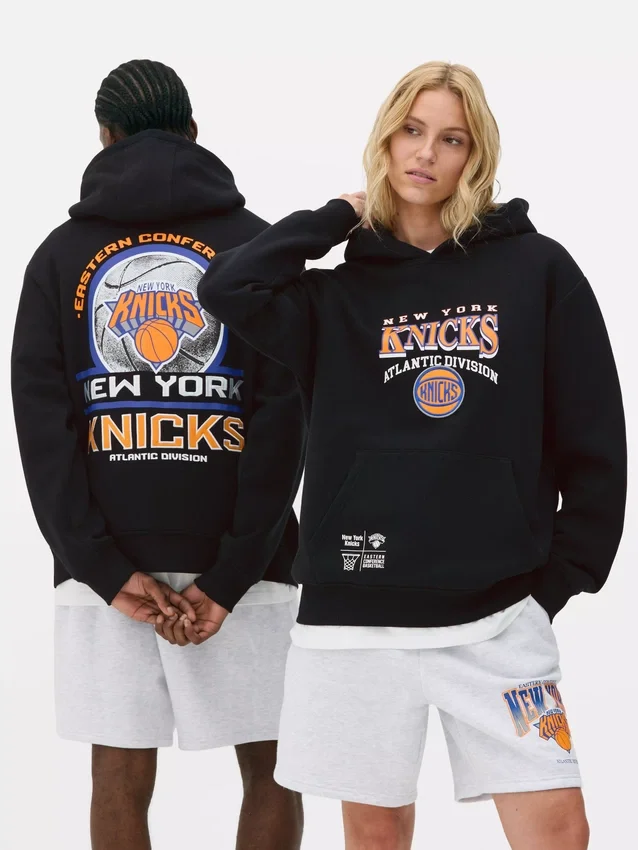 Casaco com capuz dos New York Knicks da NBA
